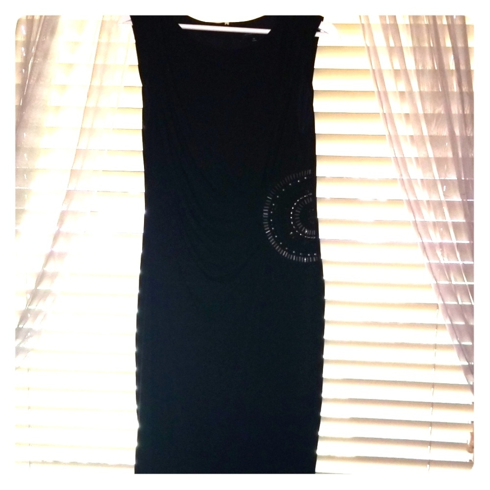 Tahari black cocktail dress